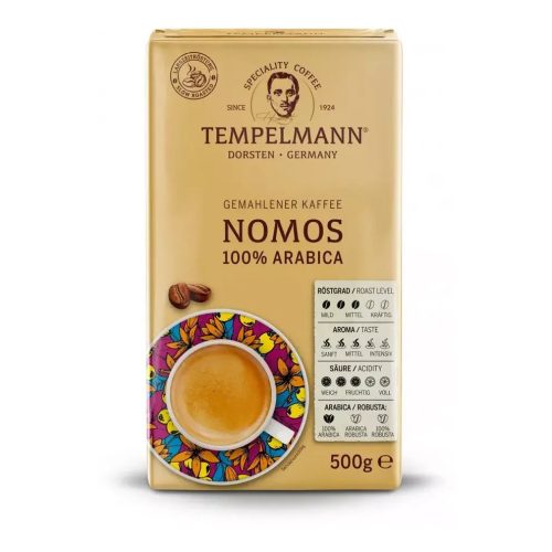 TEMPELMANN Nomos őrölt kávé 500g