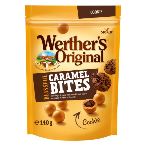 WERTHER'S ORIGINAL karamellás sütidarabok 140g