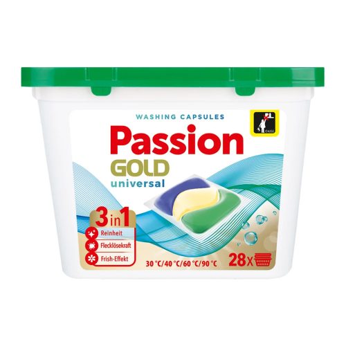 PASSION GOLD 3 IN 1 mosókapszulák univerzális 28 DB-os