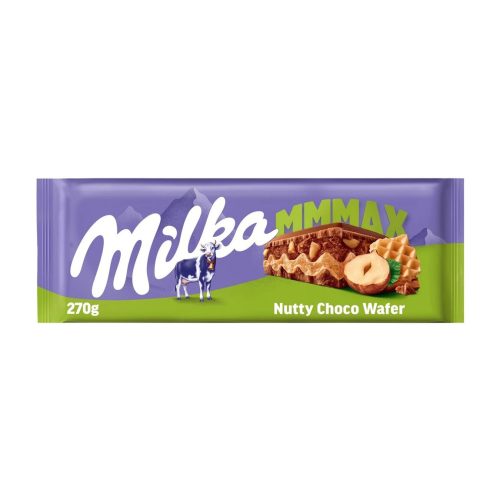 MILKA mogyorós-ostyás táblás csokoládé 270g