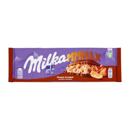 MILKA karamellás-mogyorós táblás csokoládé 276g