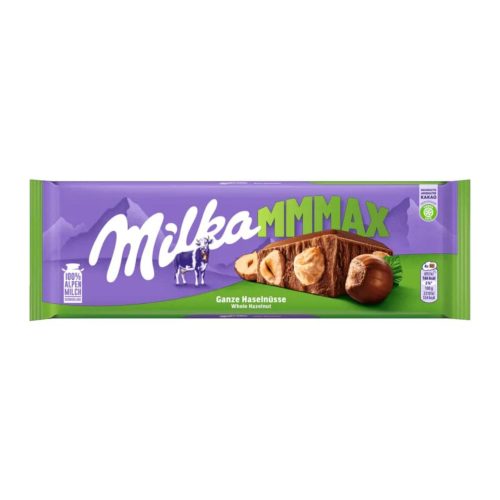 MILKA egész mogyorós táblás csokoládé 270g