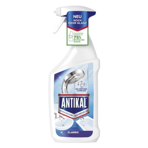 ANTIKAL fürdőszobai vízkőmentesítő spray klasszikus 750 ML