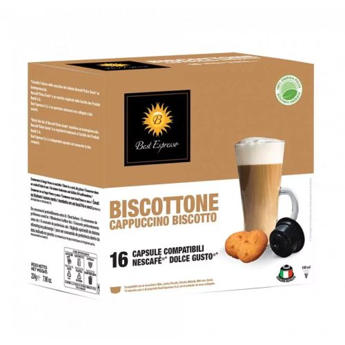 BEST ESPRESSO Biscottone Capuccino Dolce Gusto kapszulák 16db-os