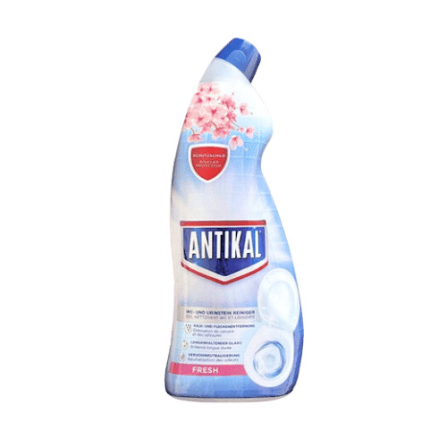 ANTIKAL WC-tisztító vízkőmentesítő gél friss illat 750ml