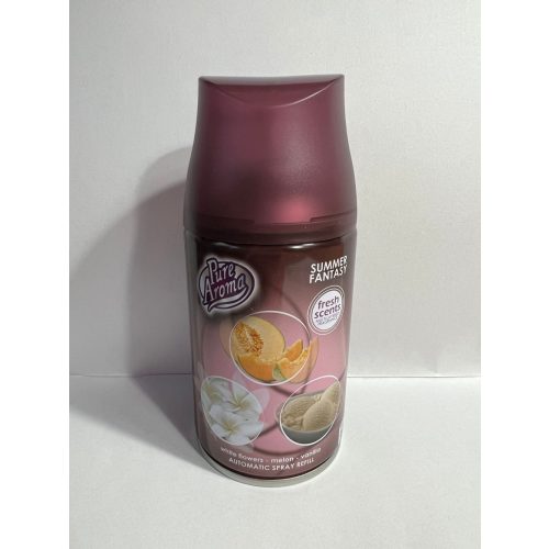 PURE AROMA légfrissítő spray utántöltő sárgadinnye-vanília illat 250ml / summer fantasy