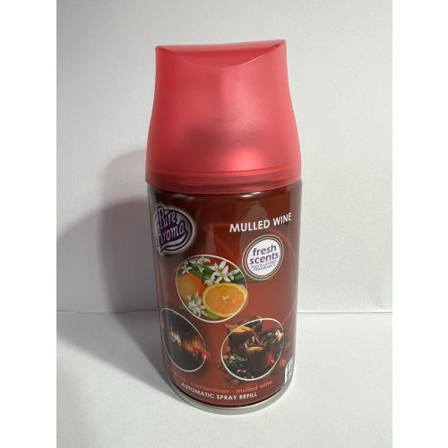 PURE AROMA légfrissítő spray utántöltő mandarin-forralt bor illat 250ml / mulled wine