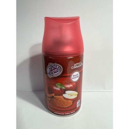 PURE AROMA légfrissítő spray utántöltő alma-fahéj illat 250ml / apple & cinnamon